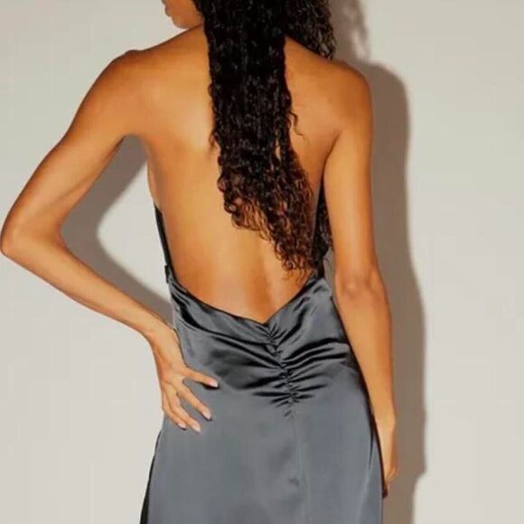 $250 NWT Free People Women's Dance 'Till Dawn Party Slip Dress Black Sz M NEW - Picture 5 of 8